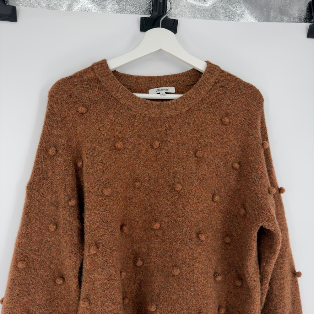 Madewell Brockton Bobble Pullover Wool Blend Sweater Small - Picture 3 of 6